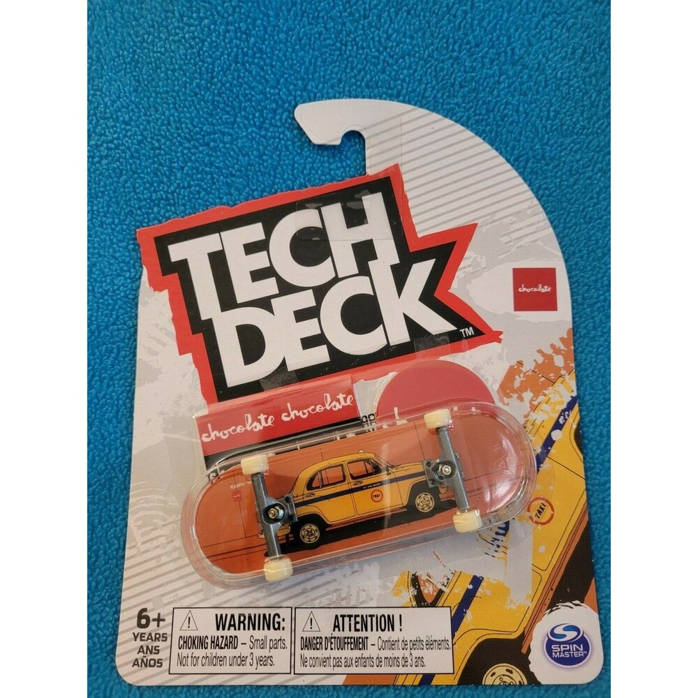 TECH DECK 2021 Chocolate Taxi Fingerboard. Spin Master Ultra Rare!